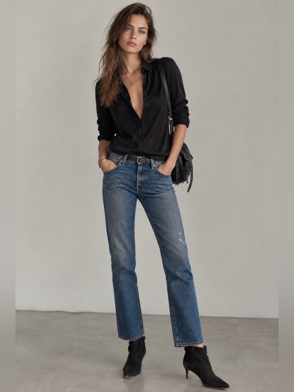 Nili Lotan “Straight Leg” Jeans